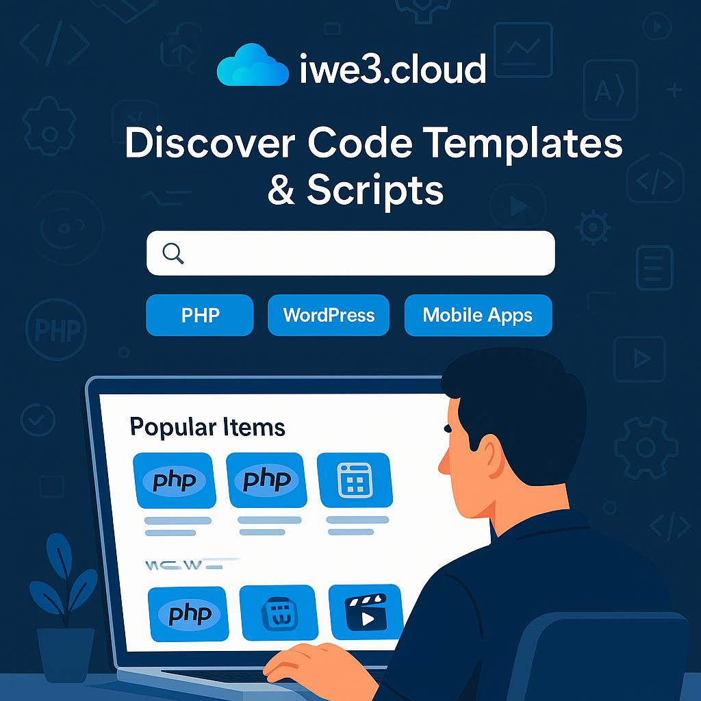 iwe3.cloud Review: The Rising Star for PHP Scripts, Templates & Digital Assets